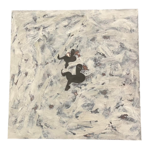 Mark Mueller, “Two Birds,” 2001 Acrylic on Board