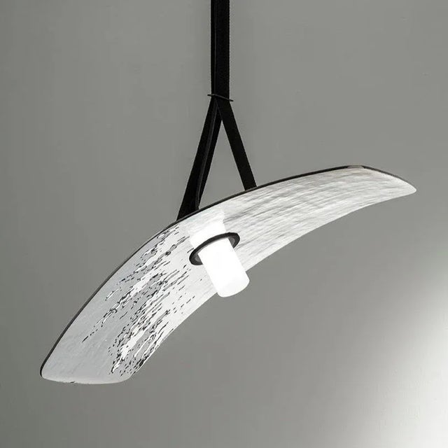Silver, solar chandelier by radar design: samuel accoceberry materials: hand-worked thermoformed glass, smooth or hammered...