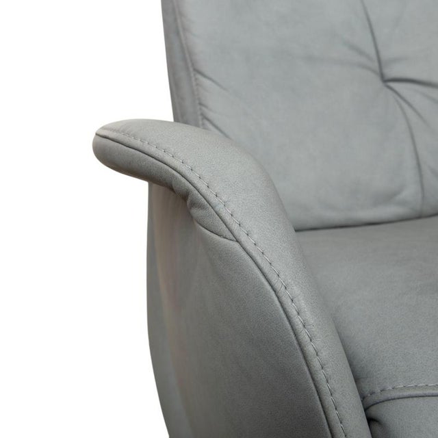 Gray Varia 2-Seater Sofa in Grey Blue Leather from Mondo For Sale - Image 8 of 13