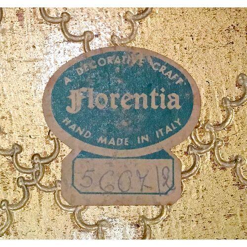 Vintage Hand-Painted Florentine Serving Tray For Sale In Atlanta - Image 6 of 6