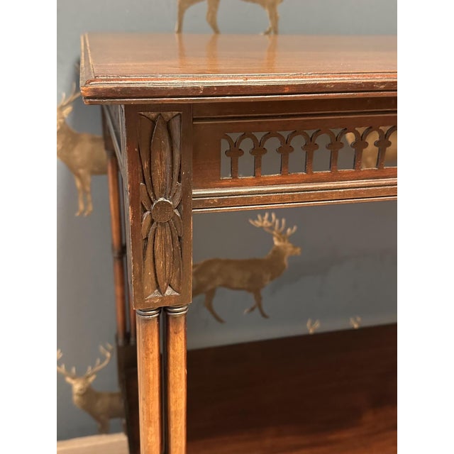 Antique Victorian Trolley in Mahogany, 1890s For Sale - Image 3 of 12