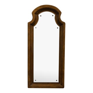 American of Martinsville Solid Walnut Italian Mediterranean 23" Mirror 2384-235 For Sale