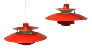 Model PH5 Pendant Lamps by Poul Henningsen for Louis Poulsen, 1970s, Set of 2