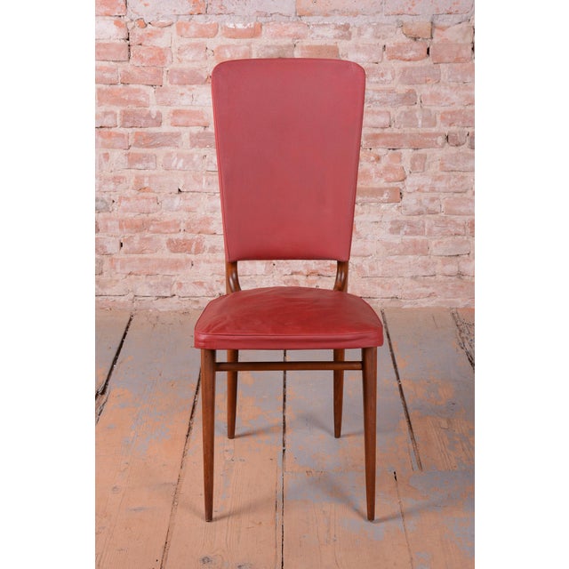 Vintage French Art Deco Chairs by Jules Leleu for Stella, 1940s, Set of 6 For Sale - Image 9 of 15