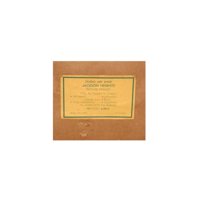 Mid-Century Japanese Woodblock Print, Sacred Lake, by Kawano Kaoru For Sale In Miami - Image 6 of 6