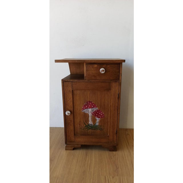 Vintage Bedside Table, 1950s For Sale - Image 3 of 15