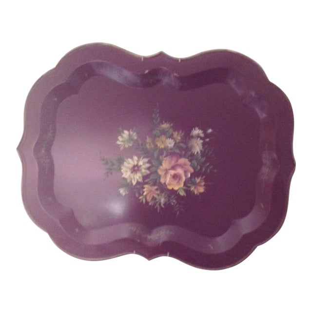 Vintage Tole Tray For Sale