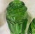 Vintage Emerald Green Glass Kitchen Cannister Set of Four For Sale - Image 4 of 7