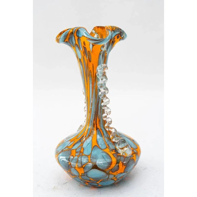 Millefiori Italian Art Glass Vase around 1950s Original condition
