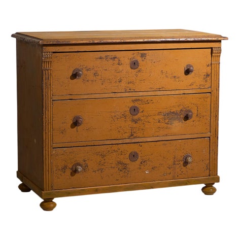 Vintage Chest of Drawers in Pine, 1920 For Sale