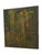 Figurative Vintage Abstract Expressionist Oil Painting on Canvas, Signed "Gierda," Textured Figurative Composition. For Sale - Image 3 of 10