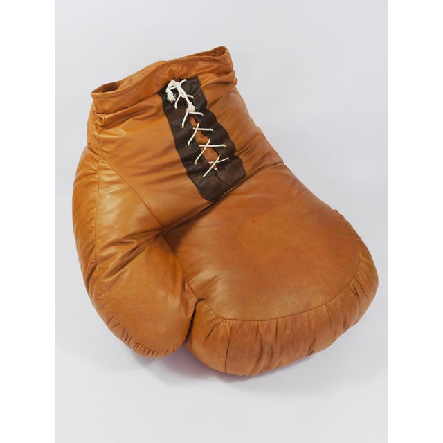 Leather Boxing Glove Chair attributed to Susi & Ueli Berger for de Sede, Switzerland, 1970s For Sale - Image 10 of 18