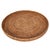 Artifacts Rattan Round Serving Ottoman Tray 28" Diameter, Honey Brown For Sale - Image 4 of 6