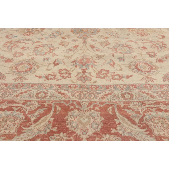 Early 20th Century Antique Persian Isfahan Rug, 08'00 X 12'02 For Sale - Image 5 of 10