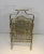 Metal Maison Jansen, Neoclassical Brass Magazine Rack, French, circa 1940 For Sale - Image 7 of 13