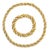 Bucherer Two-Piece Necklace and Bracelet Set in 18 Karat Yellow Gold and Pearls For Sale