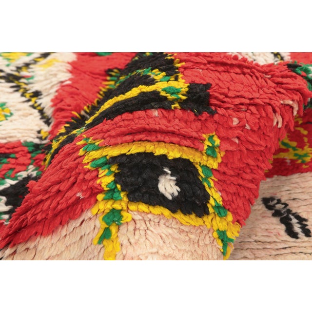Vintage Boujad Moroccan Rug, 03'08 X 07'07 For Sale In Dallas - Image 6 of 10