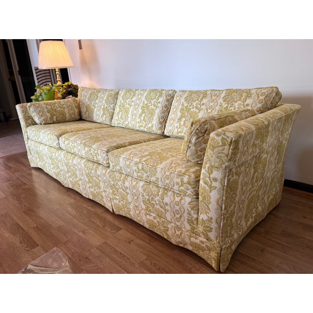 Mustard Pristine Untouched 60’s/70’s Lenoir Couch & Loveseat For Sale - Image 8 of 10
