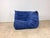 Blue Togo Armchair by Michel Ducaroy for Ligne Roset, 2010s For Sale - Image 8 of 8