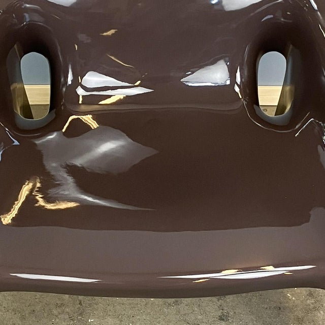 Plastic Vicario Armchairs with Fiberglass by Vico Magistretti for Artemide, 1970s, Set of 2 For Sale - Image 10 of 15