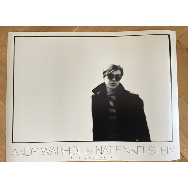 Paper Andy Warhol White Wall from Nat Finkelstein, 2000s For Sale - Image 7 of 7