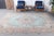 Mid-Century Modern Versatile Vintage Hand-Knotted Light Blue Turkish Medallion Wool Rug - 6.9 X 10 Ft For Sale - Image 3 of 10
