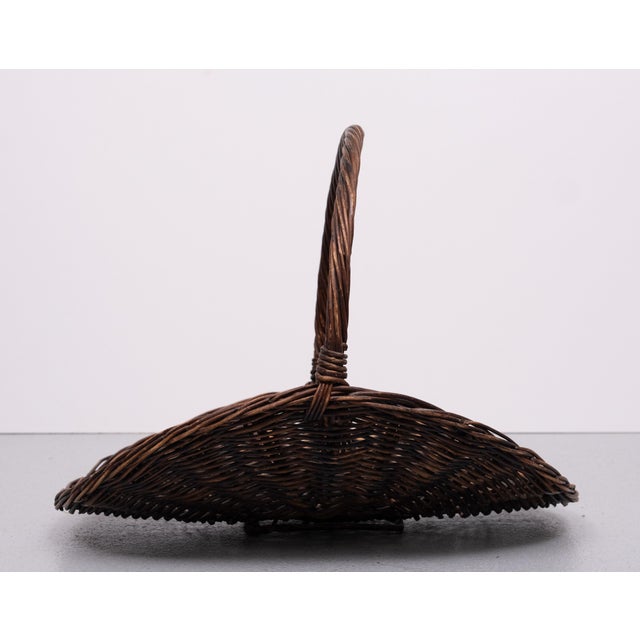 Vintage Rattan Magazine Holder, the Netherlands, 1960s For Sale - Image 10 of 12