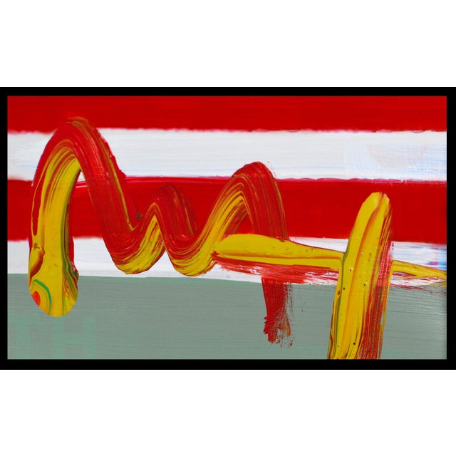 2000 - 2009 2004 Peace on Earth Mixed Media Painting Peter Max Collage For Sale - Image 5 of 6