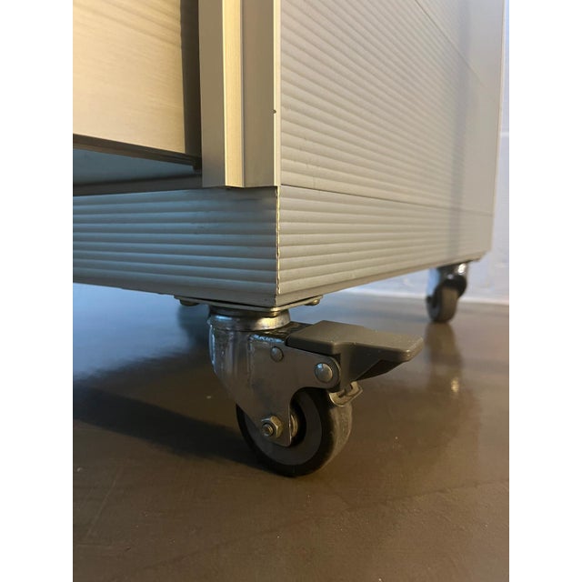 Silver Velasca Chest of Drawers by L. Cozza & L. Mascheroni, Italy, 1980 For Sale - Image 8 of 12