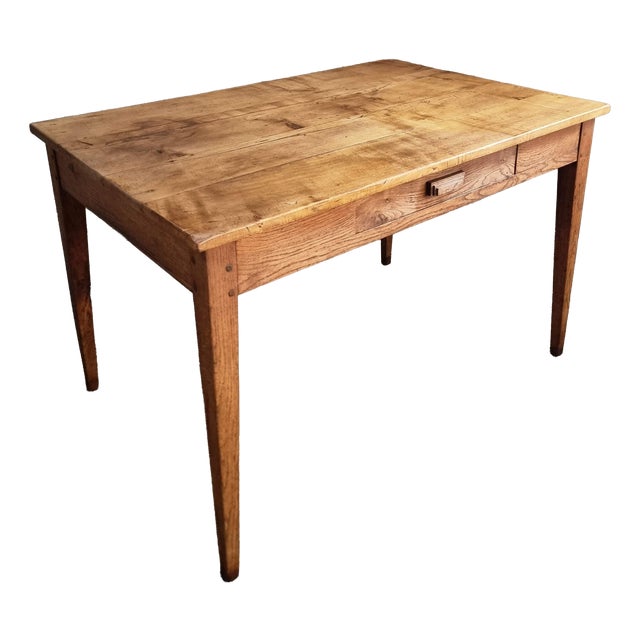 Antique French Country Dining Table, 1890s For Sale