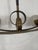 1940s Large Brass and Glass Ceiling Lights from Arlus, 1940s For Sale - Image 5 of 8