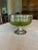 Late 19th Century Antique English Green Glass and Pierced Silverplate Pedestal Bowl/Compote For Sale - Image 10 of 10