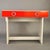 Vintage Bahaus-style desk set, designed in the 1930s. Wooden desk frame with geometric shapes and steel handles. Good...