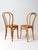 Brown Vintage ZPM Radomsko Bentwood Cafe Chairs Pair For Sale - Image 8 of 17