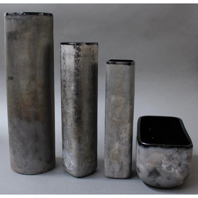 Vintage Italian Murano Glass Scavo Vase by Alfredo Barbini, 1970s For Sale - Image 16 of 18