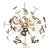 Orange Numbered Sputnik Chandelier with Brass and Gold Metal Frame by Simoeng For Sale - Image 8 of 8