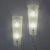 2010s Tall Slender Frosted White Murano Glass Sconces - Pair For Sale - Image 5 of 7