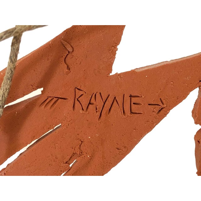 2010s Signed Artisan Thunderbird Ornament Southwestern Rayne Polymer Clay 4.25" For Sale - Image 5 of 6