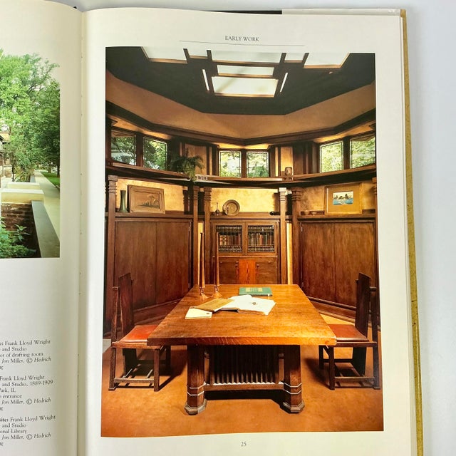 Brown 1991 Arts & Crafts Americana Frank Lloyd Wright Coffee Table Book. For Sale - Image 8 of 18