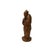 Chinese Boxwood Longevity Goddess Holding Baby Deer Statue For Sale In San Francisco - Image 6 of 7