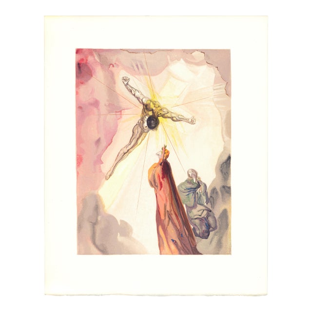 Original engraving from Salvador Dalí’s "The Divine Comedy" published by Editions d’Art Les Heures Claires, Paris, in...