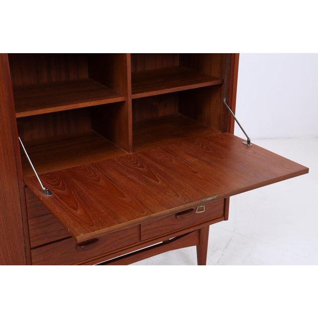 Vintage Highboard in Teak, 1960s For Sale - Image 9 of 15