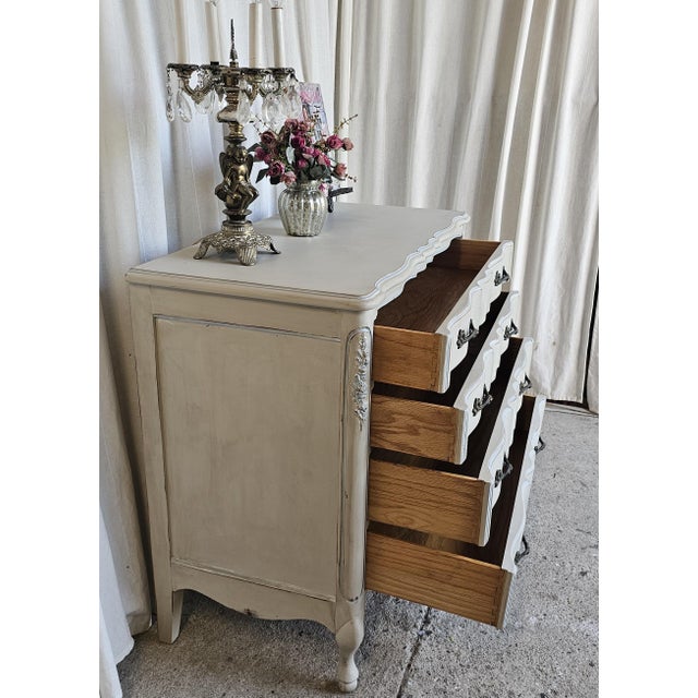 Vintage Small Chest of Drawers, Circa 1950s, Mahogany Tanglewood Chest For Sale - Image 9 of 14