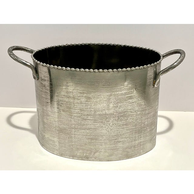 Michael Aram Molten Frost Double Cooler Wine/Champagne Chiller With Original Box For Sale - Image 9 of 9