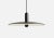 Large black lu pendant lamp by beaverhausen materials: metal. Dimensions: d 45 x h 22 cm available in black or taupe and...