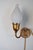 1950s Brass and Opaline Glass Tulip 2-Arm Wall Lamp from Fog & Mørup, 1950s For Sale - Image 5 of 7