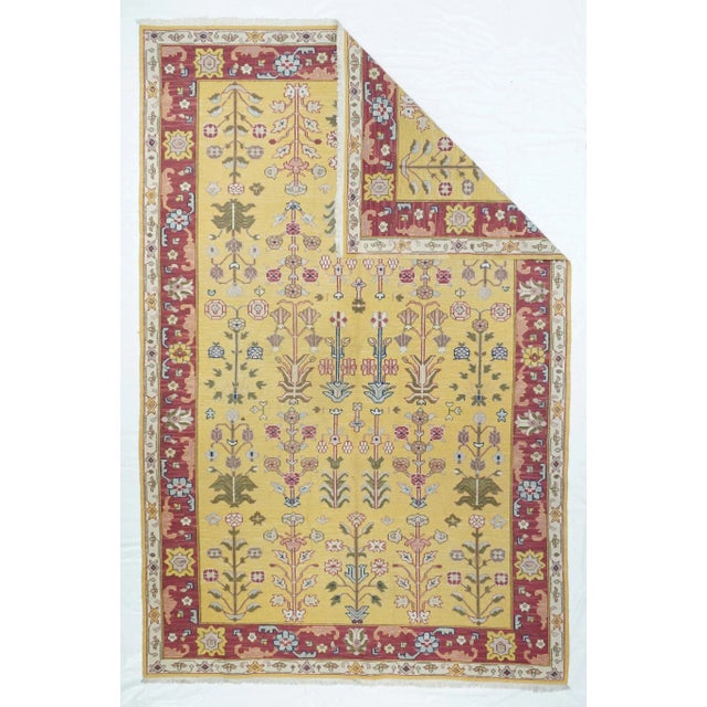 A technique rather than a specific type, in which warps are wrapped by colored wefts to create a pattern. Caucasian,...