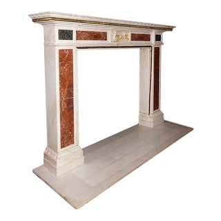 Antique Marble Mantel Regency/Empire Style For Sale