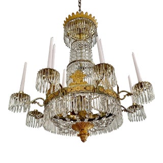 Early 19th Century Neoclassical French Chandelier For Sale