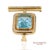 Gia 60 Ct Aquamarine and 4 Ct Diamond 18k Yellow Gold Convertible Pendant Brooch For Sale - Image 9 of 17